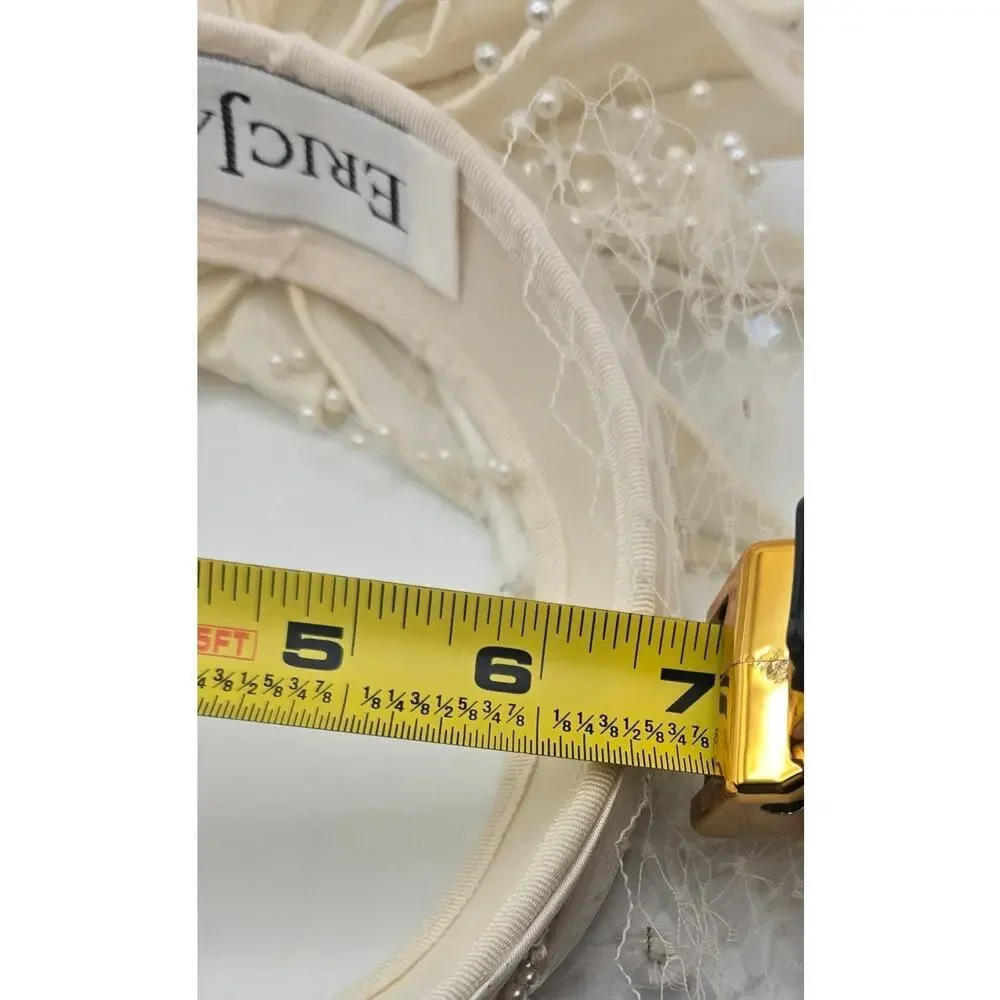 Eric Javits VTG Ladies Hat With Lace Vintage Great Pre Loved Condition - Picture 11 of 14